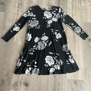 Old Navy Jersey-Knit Long-Sleeve - Womens - Swing Dress
